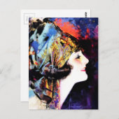 映画の伝説静かのマーサ・マンスフィールド ポストカード (正面/裏面)