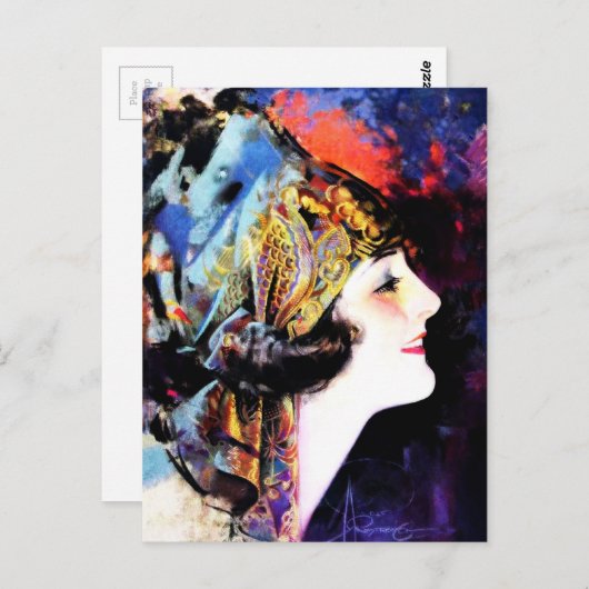 映画の伝説静かのマーサ・マンスフィールド ポストカード (正面/裏面)