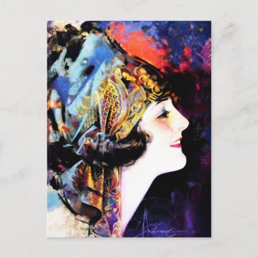 映画の伝説静かのマーサ・マンスフィールド ポストカード (正面)