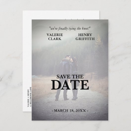 映画の写真を保存 案内ポストカード (正面/裏面)