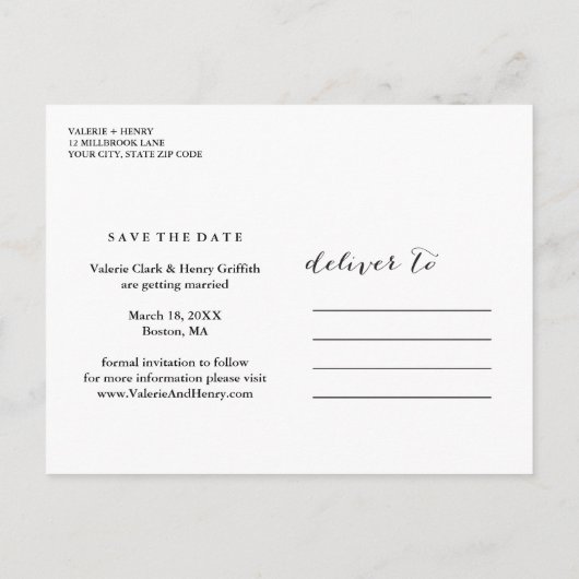 映画の写真を保存 案内ポストカード (裏面)