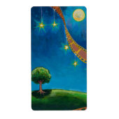 映画の写真アートおもしろいの風景絵画の ラベル (正面)