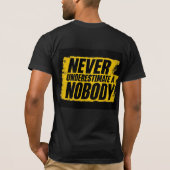 映画の名言 I'm Nobody グラフィックTシャツ Tシャツ (裏面)