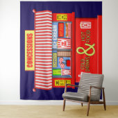 映画の売店での食べ物と飲み物 タペストリー (インサイチュ)