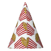 映画の夜のそりのバター付きポップコーンタブ パーティーハット (裏面)