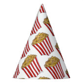 映画の夜のそりのバター付きポップコーンタブ パーティーハット (左)