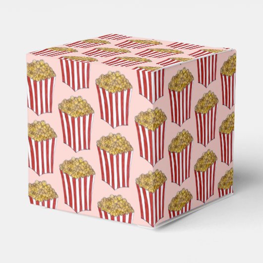 映画の夜のそりのバター付きポップコーンタブ フェイバーボックス (裏面サイド)