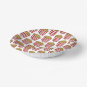 映画の夜のそりのバター付きポップコーンタブ ペーパーボウル (傾斜あり)