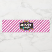 映画の夜のウォーターボトルラベル – 少女 ペットボトルラベル (シングルラベル)