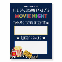 映画の夜のコンセッションのスタンド家族ポスター