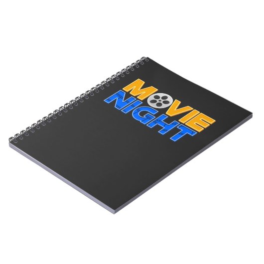 映画の夜の家族の夜の映画鑑賞 ノートブック (左側)