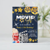 映画の夜の招待、映画の誕生日パーティー 招待状 (スタンド正面)