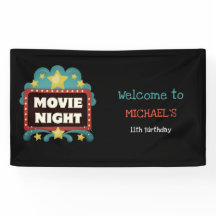 映画の夜の誕生日パーティシネマへようこそ