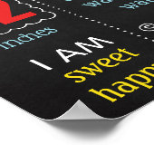 映画の夜の誕生日パーティーのマイルストーンのサイン ポスター (角)