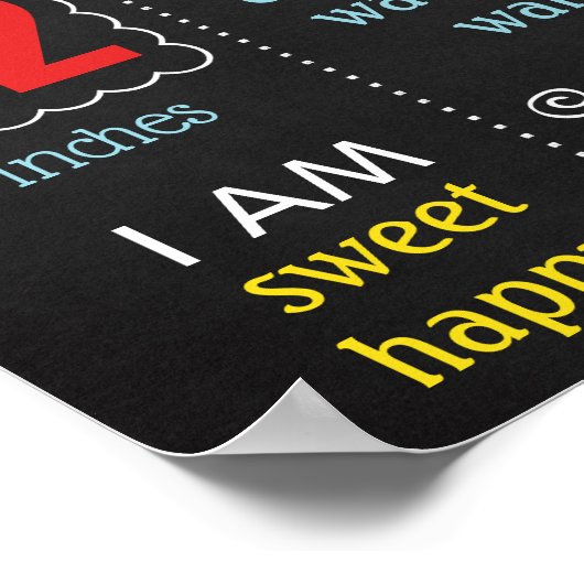 映画の夜の誕生日パーティーのマイルストーンのサイン ポスター (角)