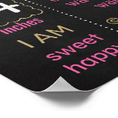 映画の夜の誕生日パーティーのマイルストーンのサイン ポスター (角)