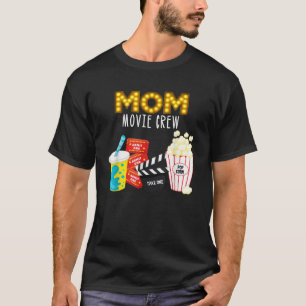 映画の夜の誕生日パーティー母の映画クルー子供のBir Tシャツ