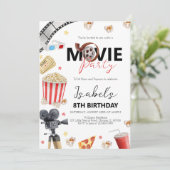 映画の夜の誕生日パーティー 招待状 (スタンド正面)