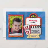 映画の夜の誕生日パーティ，アニーエイジシネマの写真 招待状 (正面)