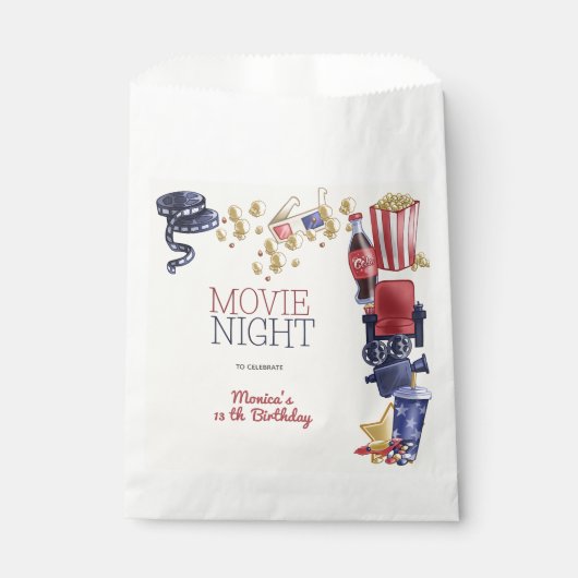 映画の夜の誕生日子供へ フェイバーバッグ (正面)