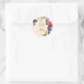 映画の夜の誕生日子供へ ラウンドシール (バッグ)