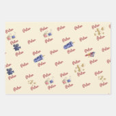 映画の夜の誕生日子供へ ラッピングペーパーシート (正面3)