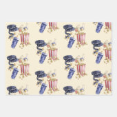 映画の夜の誕生日子供へ ラッピングペーパーシート (正面2)