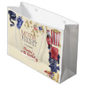 映画の夜の誕生日子供へ ラージペーパーバッグ (正面アングル)