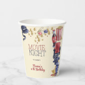 映画の夜の誕生日子供へ 紙コップ (正面)
