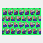 映画の夜の誕生日 ラッピングペーパーシート (正面2)