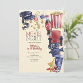 映画の夜の誕生日 招待状 (スタンド正面)