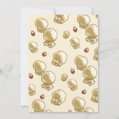 映画の夜の誕生日 招待状 (裏面)