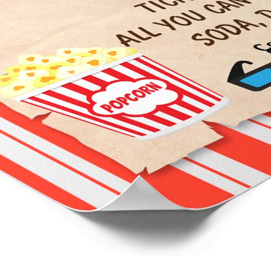 映画の夜の資金調達者先生学校チラシ ポスター (角)