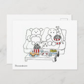 映画の夜はがき ポストカード (正面/裏面)