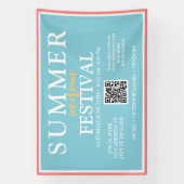 映画の夜を楽しむ公園 | カスタム夏イベント 横断幕 (縦)