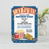 映画の夜スター誕生日パーティーへの招待 招待状 (スタンド正面)