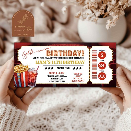 映画の夜チケット 誕生日
