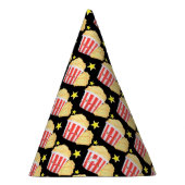 映画の夜ポップコーンとチケット パーティーハット (右)