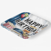 映画の夜ポップコーン誕生日パーティー ペーパープレート (傾斜あり)