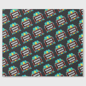 映画の夜景パターンのラッピング紙 ラッピングペーパー (フラット)