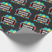 映画の夜景パターンのラッピング紙 ラッピングペーパー (角)