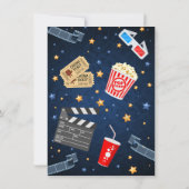 映画の夜誕生日 招待状 (裏面)