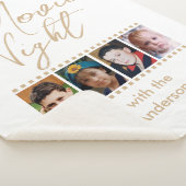 映画の夜4写真家族tan シェルパブランケット (3/4)