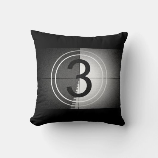 映画の夜「カウントダウ転がンテープ」 クッション (正面)