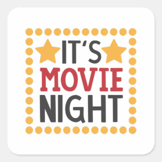 映画の夜 スクエアシール