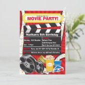 映画の夜 ハリウッド クラッパー 誕生日 招待状 (スタンド正面)