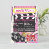 映画の夜 ハリウッド クラッパー 誕生日 招待状 (スタンド正面)