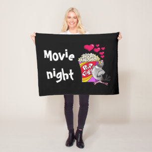 映画の夜 フリースブランケット