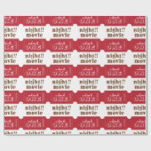 映画の夜 ラッピングペーパー (フラット)