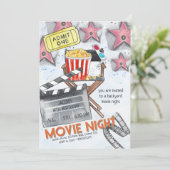 映画の夜 誕生日パーティー 招待状 (スタンド正面)